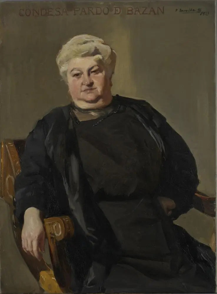 Emilia Pardo Bazán, Gravin van Pardo Bazán - Joaquín Sorolla