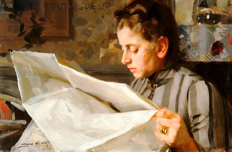 Emma Zorn lezend - Anders Zorn

Source:
Emma Zorn lisant - Anders Zorn