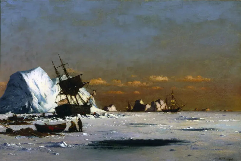 Wachtend op de dooi (walvisjacht scène in het Arctisch) - William Bradford

Source:
En attendant le dégel (scène de chasse à la baleine dans l'Arctique) - William Bradford