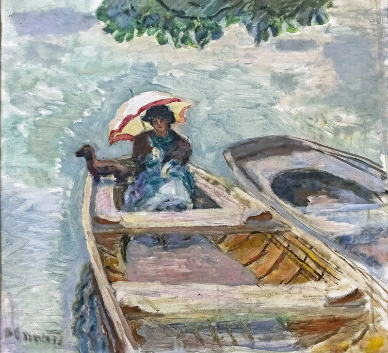 In de boot - Pierre Bonnard