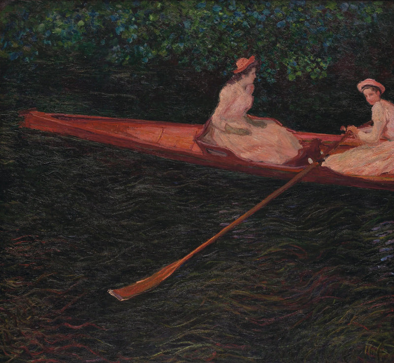 In een kano op de Epte - Claude Monet