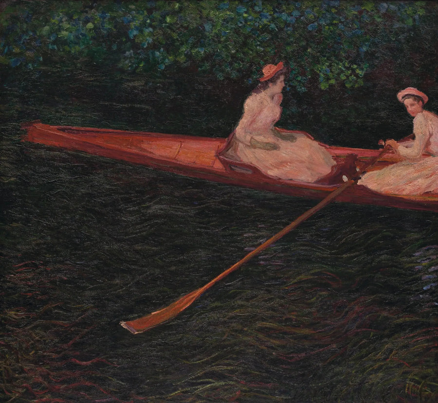 In een kano op de Epte - Claude Monet