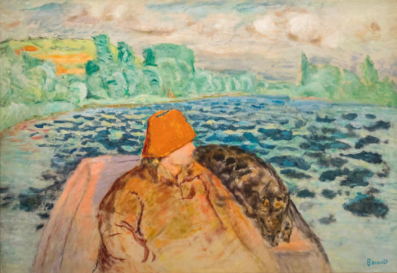 In een kano, Vernon - Pierre Bonnard