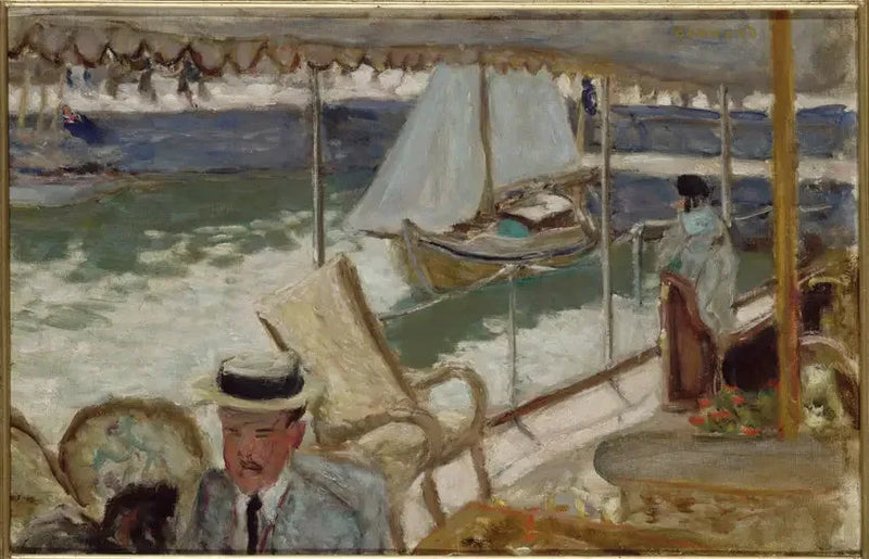 Een jacht - Pierre Bonnard
