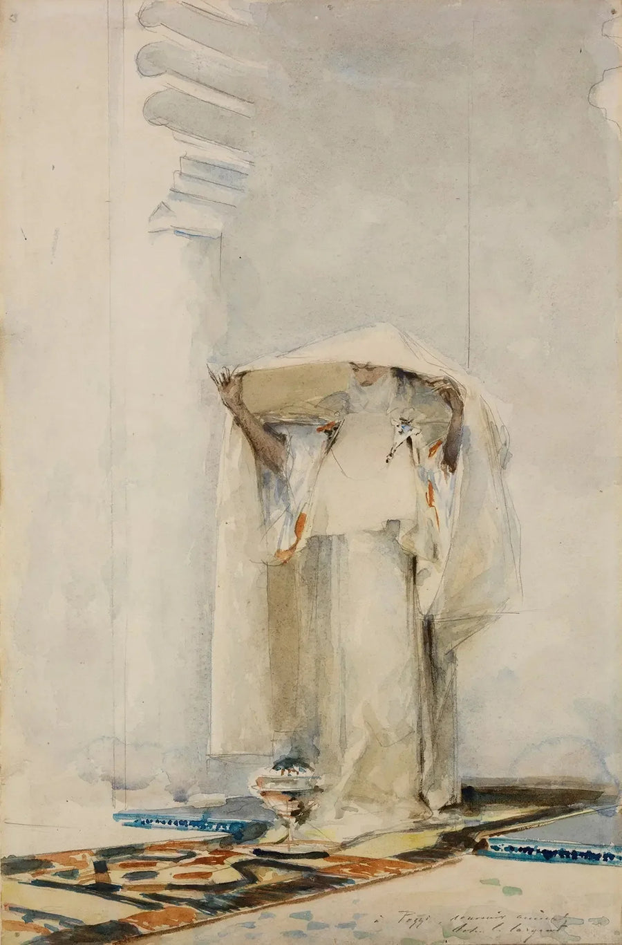 Het inwijden van het doek - John Singer Sargent