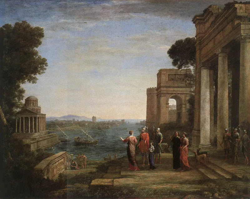Aeneas verlaat Carthago - Claude Lorrain