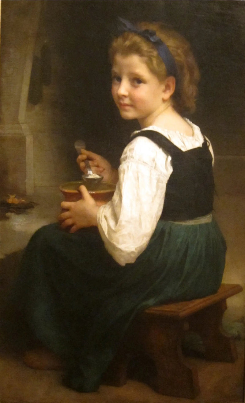 Kind met de melkbeker - Bouguereau
