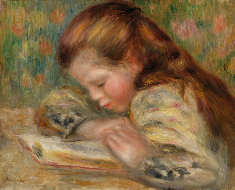 Kind dat leest - Pierre-Auguste Renoir