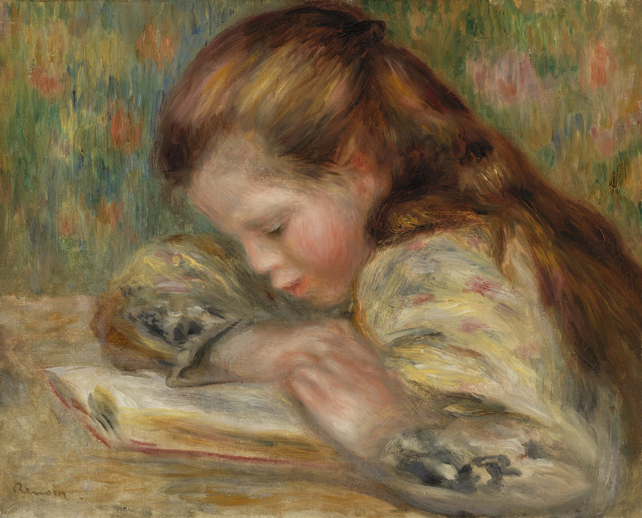 Kind dat leest - Pierre-Auguste Renoir