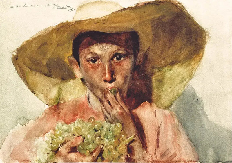 Kind dat druiven eet - Joaquín Sorolla