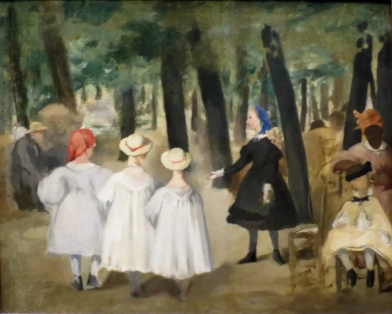 Kinderen in de Tuilerieën - Édouard Manet