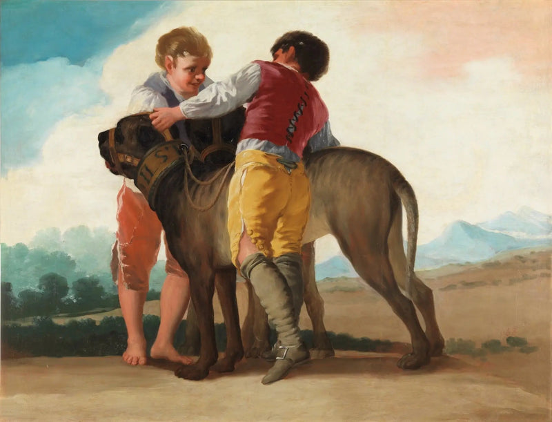 Kinderen met honden - Francisco de Goya