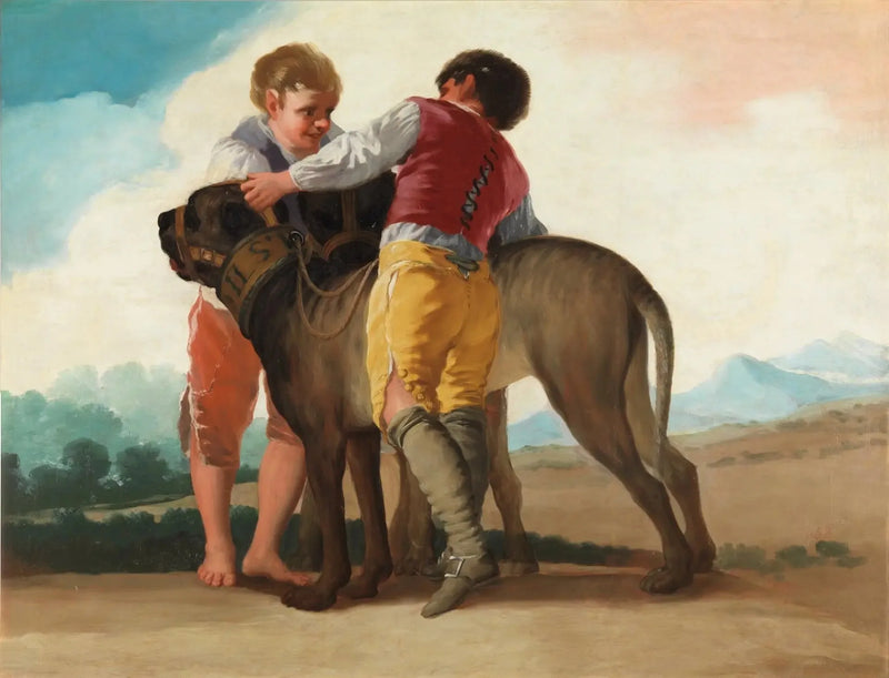 Kinderen met honden - Francisco de Goya