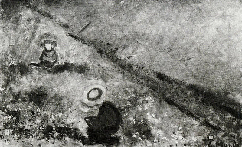 Kinderen in een bloeiende weide - Edvard Munch
