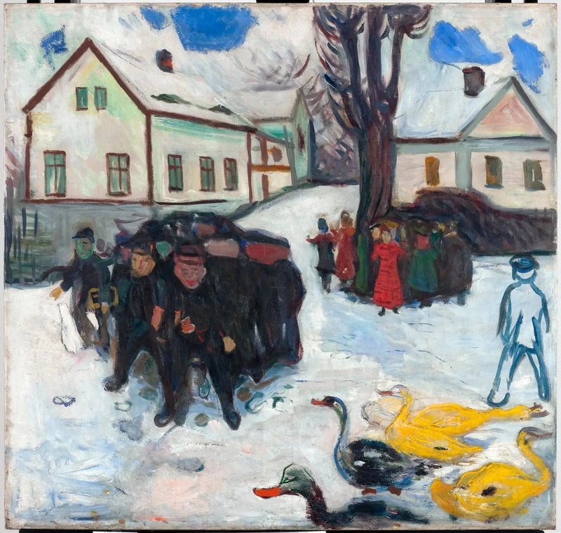 Kinderen en Eenden - Edvard Munch