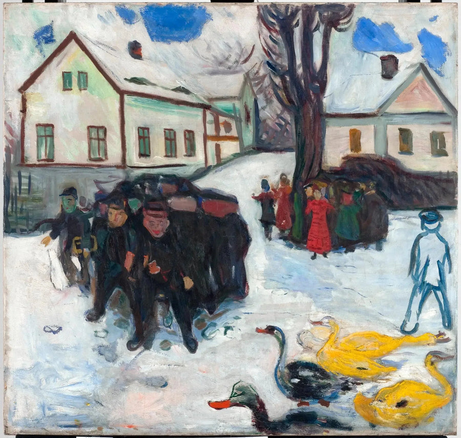 Kinderen en Eenden - Edvard Munch