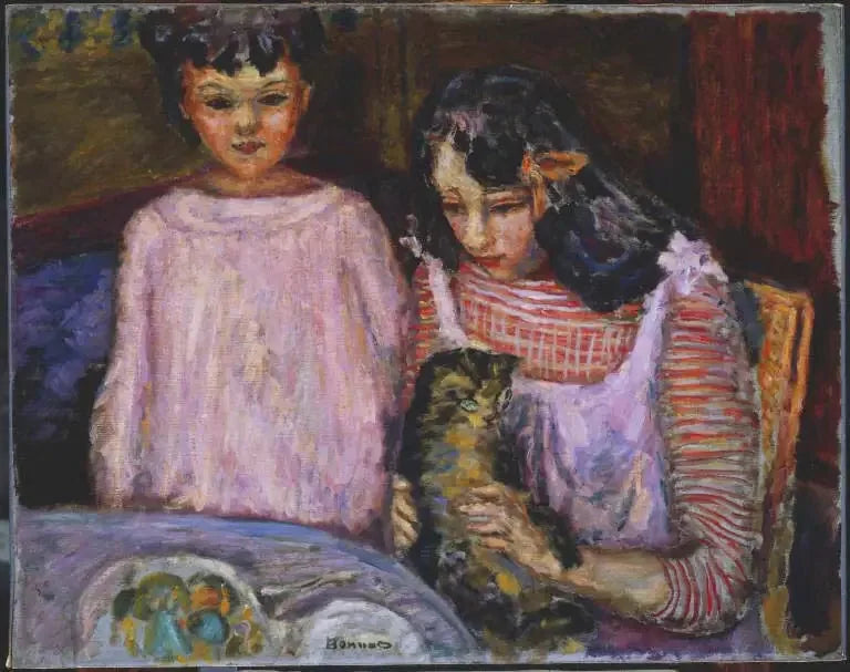 Kinderen en kat - Pierre Bonnard