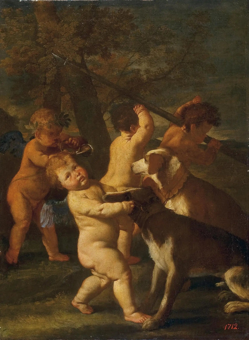 Kinderen en honden - Nicolas Poussin