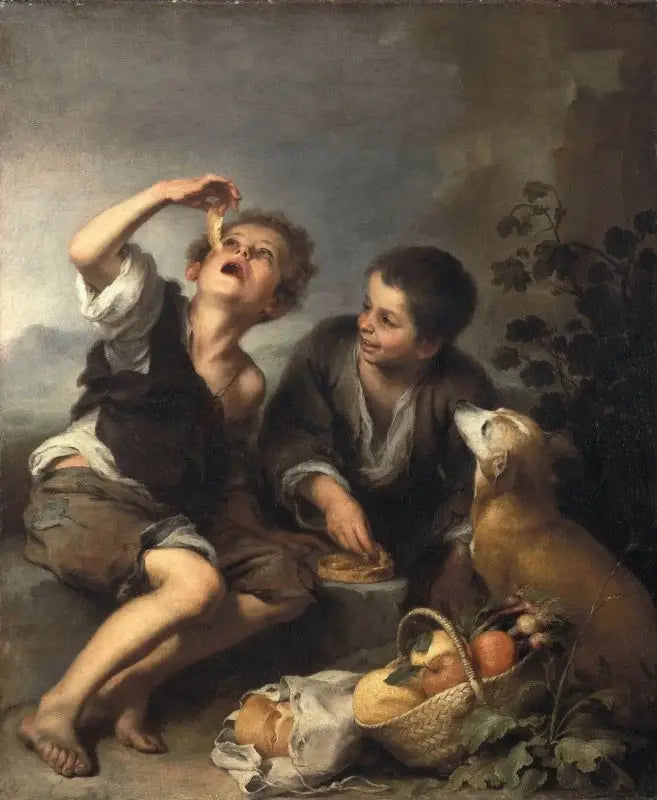 Kinderen die een taart eten - Bartolomé Esteban Murillo

Source:
Enfants mangeant un gâteau - Bartolomé Esteban Murillo
