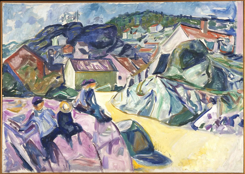 Kinderen op de rots - Edvard Munch