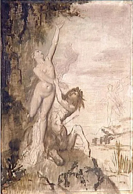 Verwijdering van Déjanire - Gustave Moreau