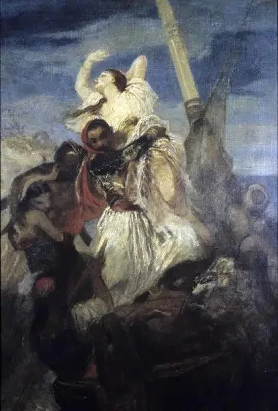 Ontvoering - Eugène Delacroix