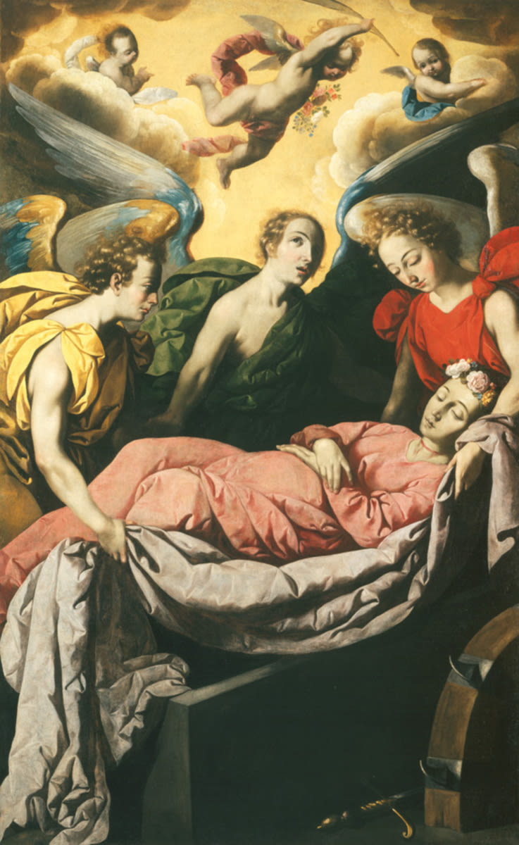 Begrafenis van Sint Catharina - Francisco de Zurbarán