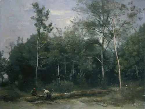 Tussen Coubron en Montfermeil - Jean-Baptiste Camille Corot