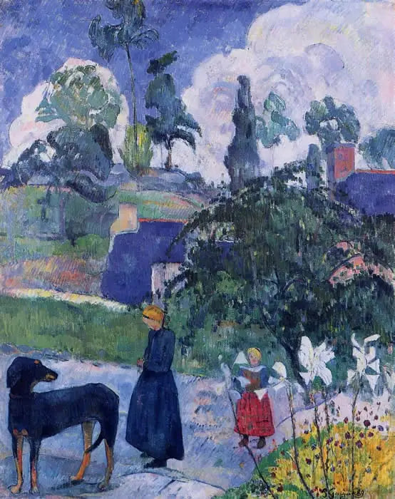Tussen de lelies - Paul Gauguin