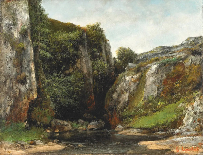 Ingang van een graf - Gustave Courbet