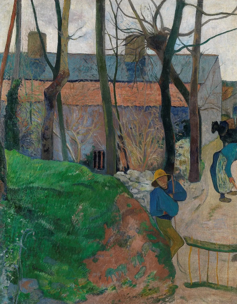 Boerderij-ingang - Paul Gauguin