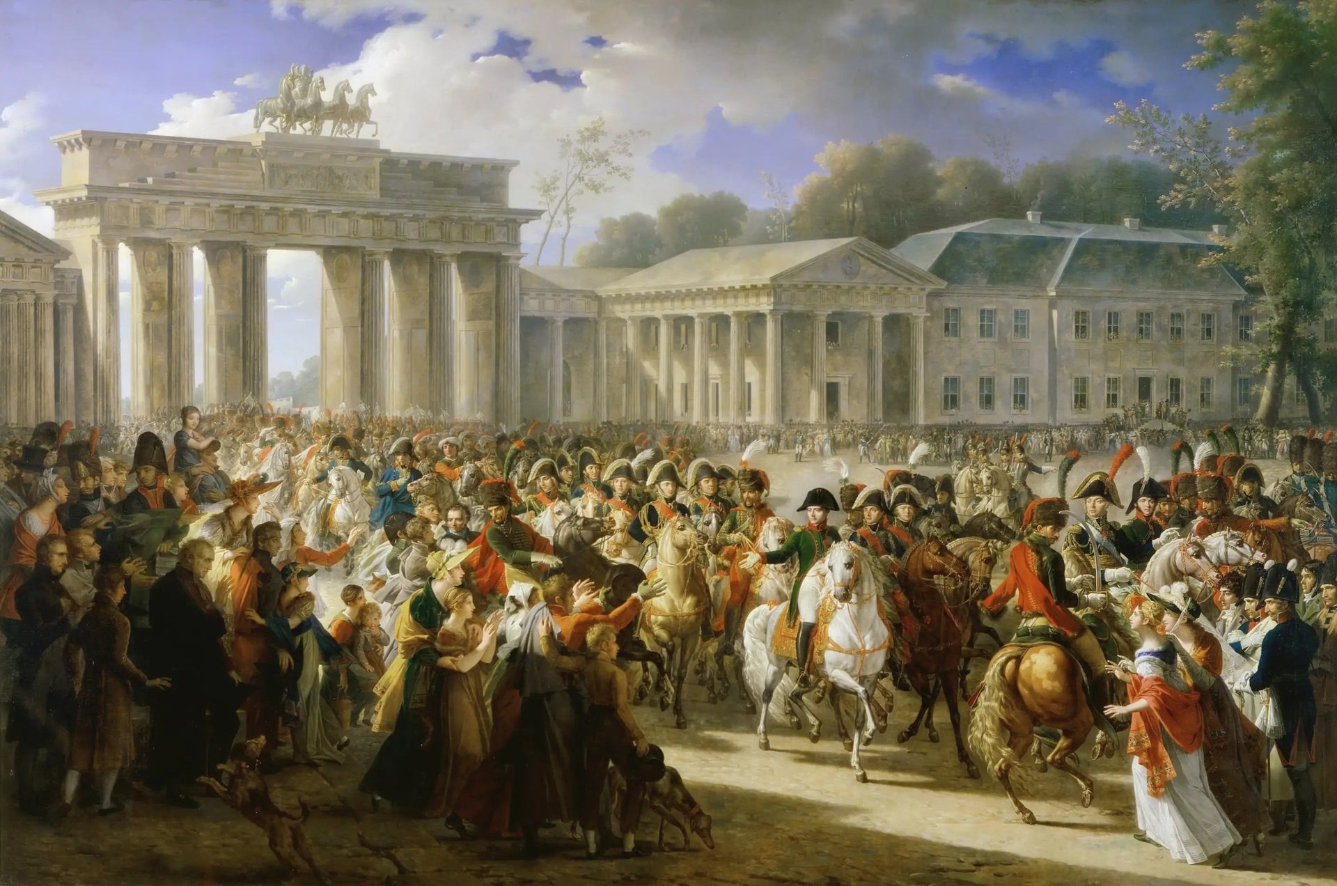 Entrée de Napoléon Ier à Berlin, 27 octobre 1806 - Charles Meynier image 1 reproduction réalisée par Alpha Reproduction