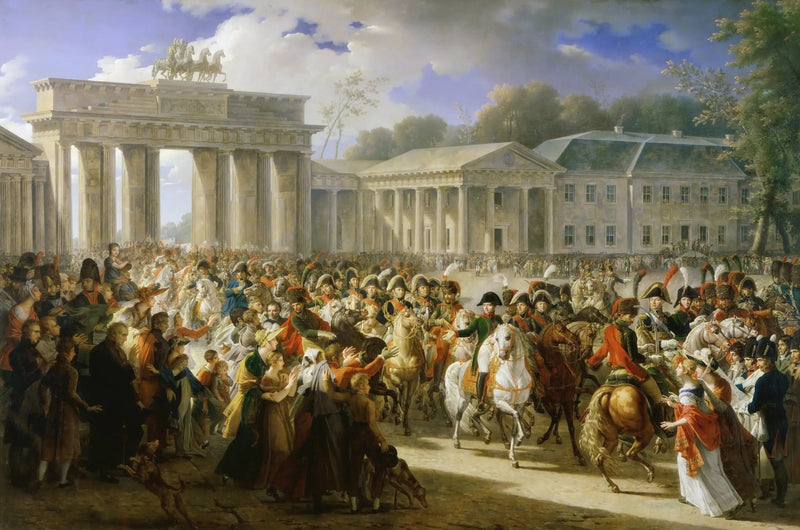Ingang van Napoleon I in Berlijn, 27 oktober 1806 - Charles Meynier

Source:
Entrée de Napoléon Ier à Berlin, 27 octobre 1806 - Charles Meynier