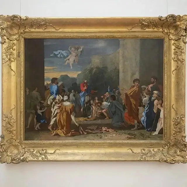 Intocht van Christus in Jeruzalem - Nicolas Poussin