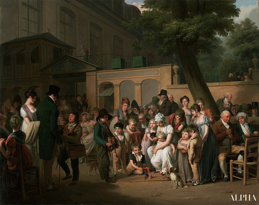 Entrée du Jardin Turc - Louis Boilly - Reproductions de tableaux et peintures haut de gamme