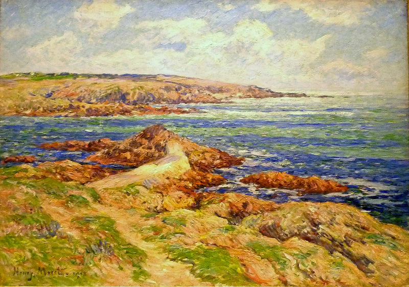 Ingang van de haven van Doëlan - Henry Moret