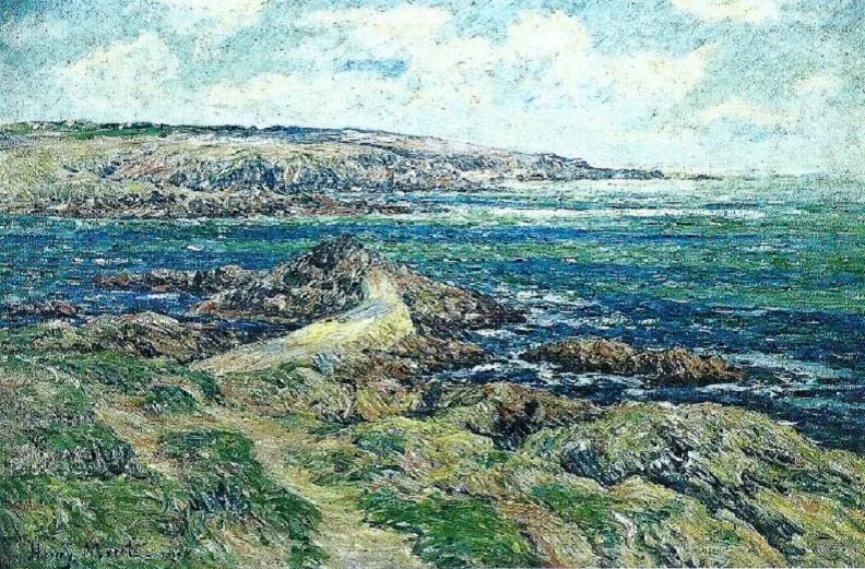 Ingang van de haven van Doëlan - Henry Moret