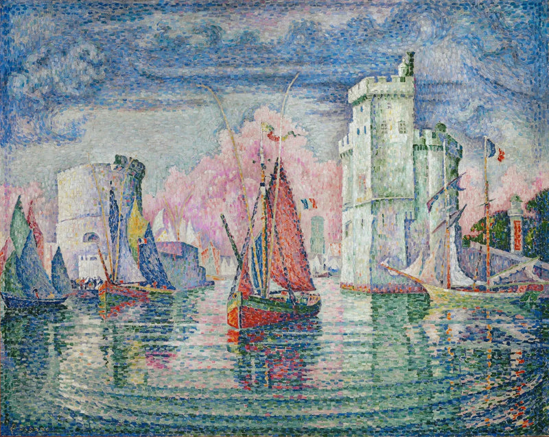 Ingang van de haven van La Rochelle - Paul Signac
