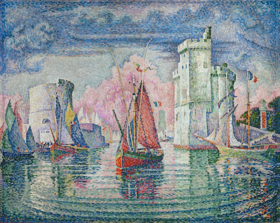 Ingang van de haven van La Rochelle - Paul Signac