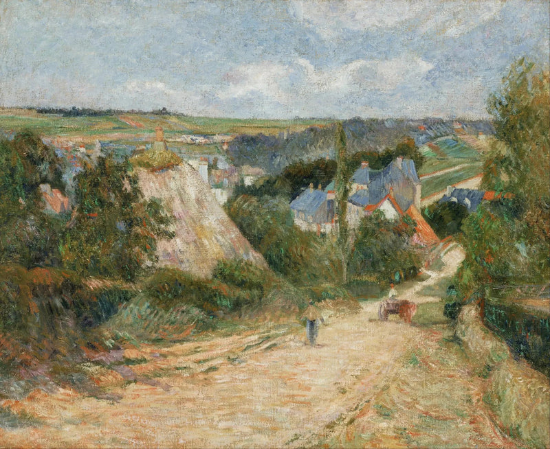Ingang van het dorp Osny - Paul Gauguin
