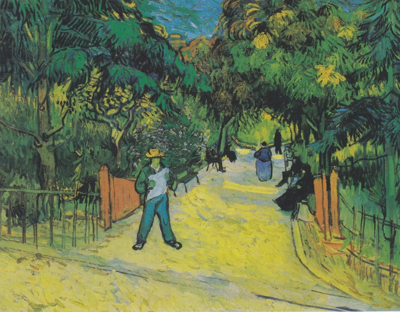 Toegang tot het openbare park in Arles - Vincent van Gogh