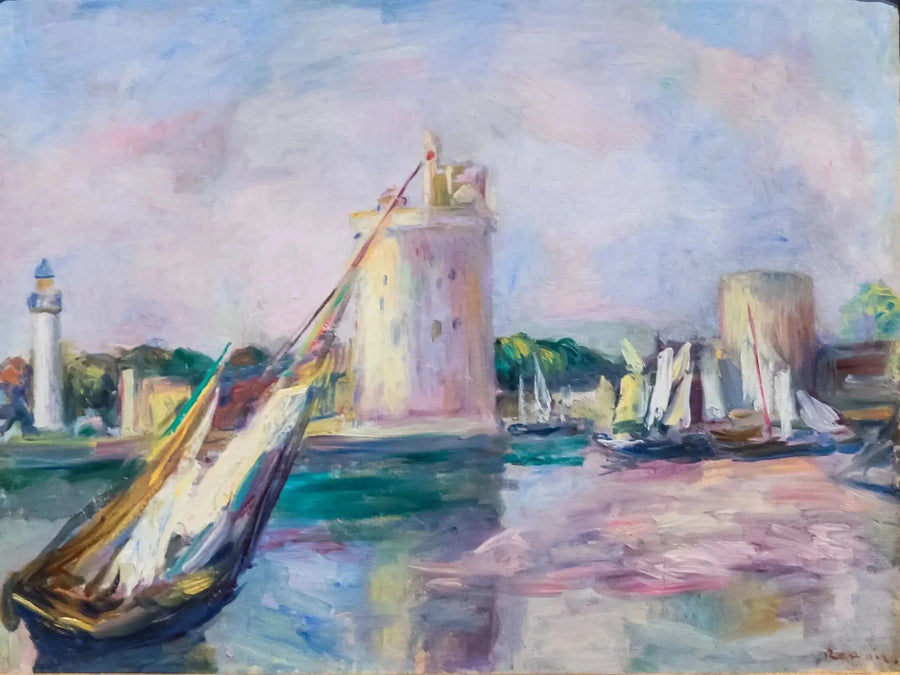 De Toegang tot de Haven van La Rochelle - Pierre-Auguste Renoir