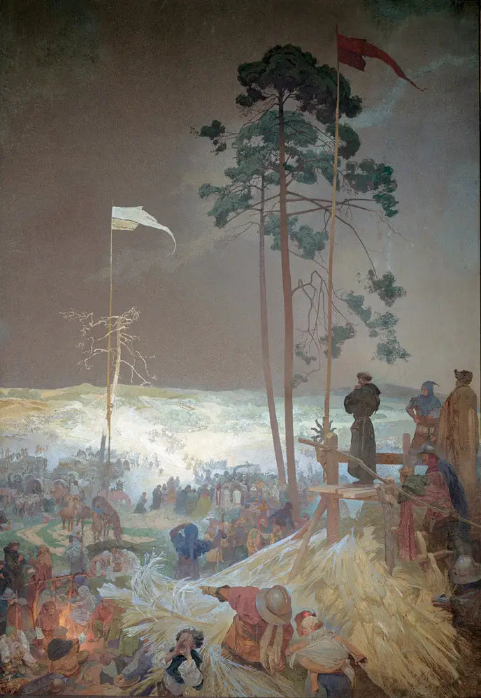 Onderhoud bij Křížky - Alphonse Mucha