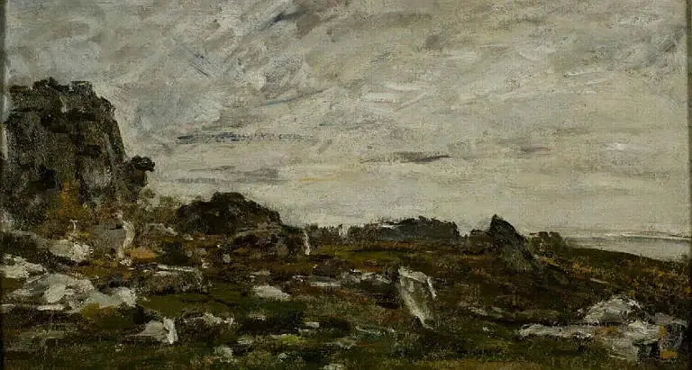 Omgeving van Plougastel - Eugène Boudin