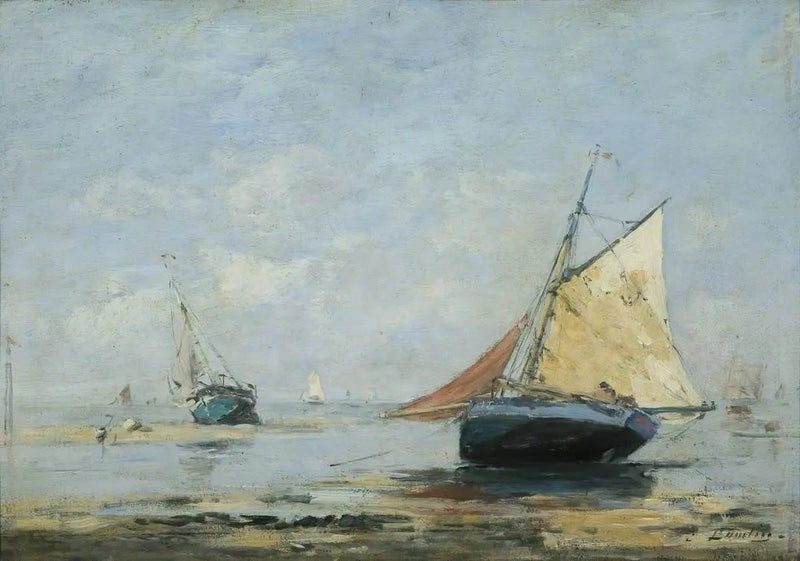 Omgeving van Trouville - Eugène Boudin