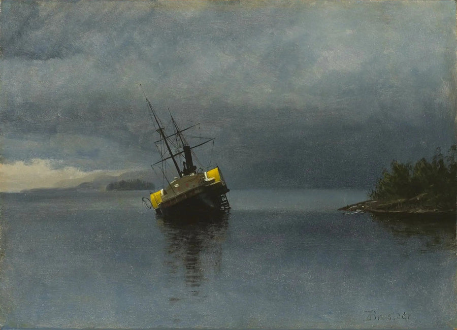 Verlaten scheepswrak van de Ancon in de baai van Loring, Alaska - Albert Bierstadt

Source:
Épave de l'Ancon dans la baie de Loring, en Alaska - Albert Bierstadt