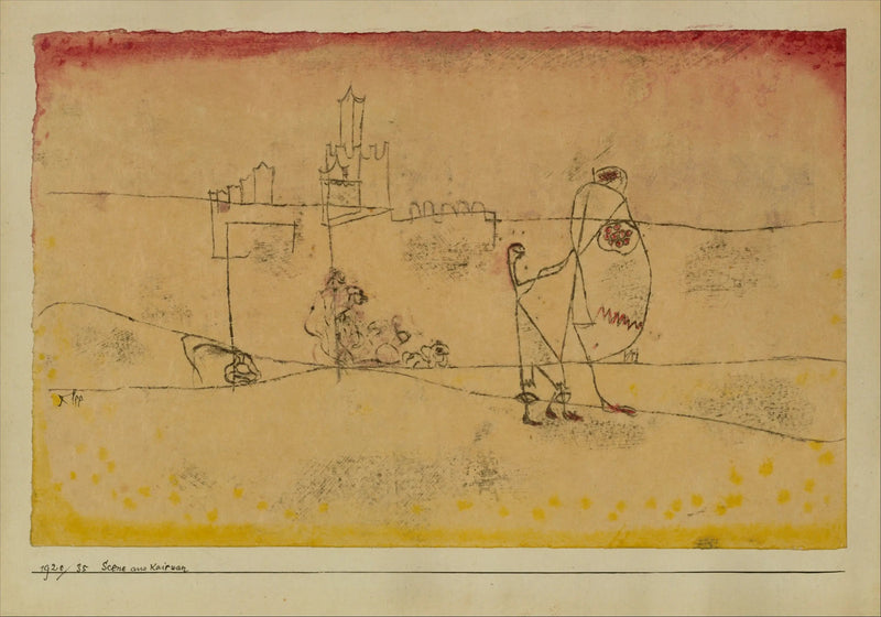 Episode in Kairouan - Paul Klee