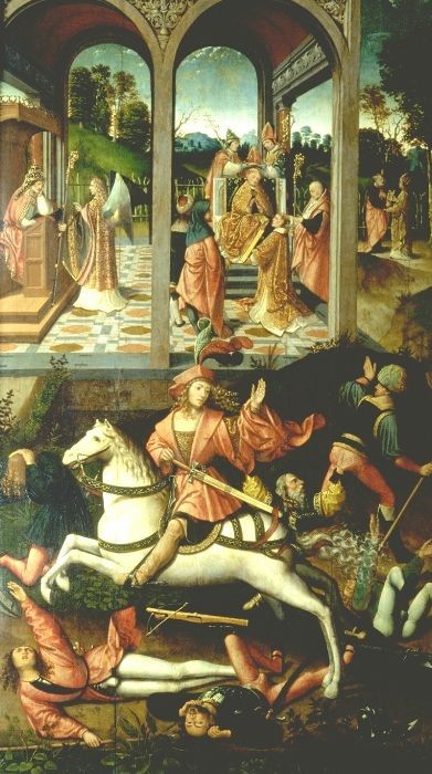 Afleveringen uit het leven van Sint-Hubertus van Litouwen - Jacob Cornelisz van Oostsanen