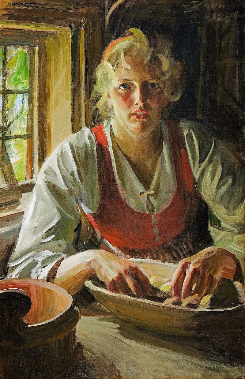 Aardappelen schillen - Anders Zorn

Source:
Éplucher les pommes de terre - Anders Zorn