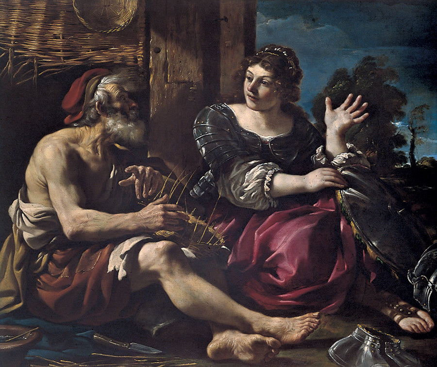 Erminia en de herder - Guercino